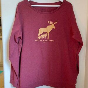 Patagonia Responsibil-Tee Defend Wilderness; women's XL; used condition